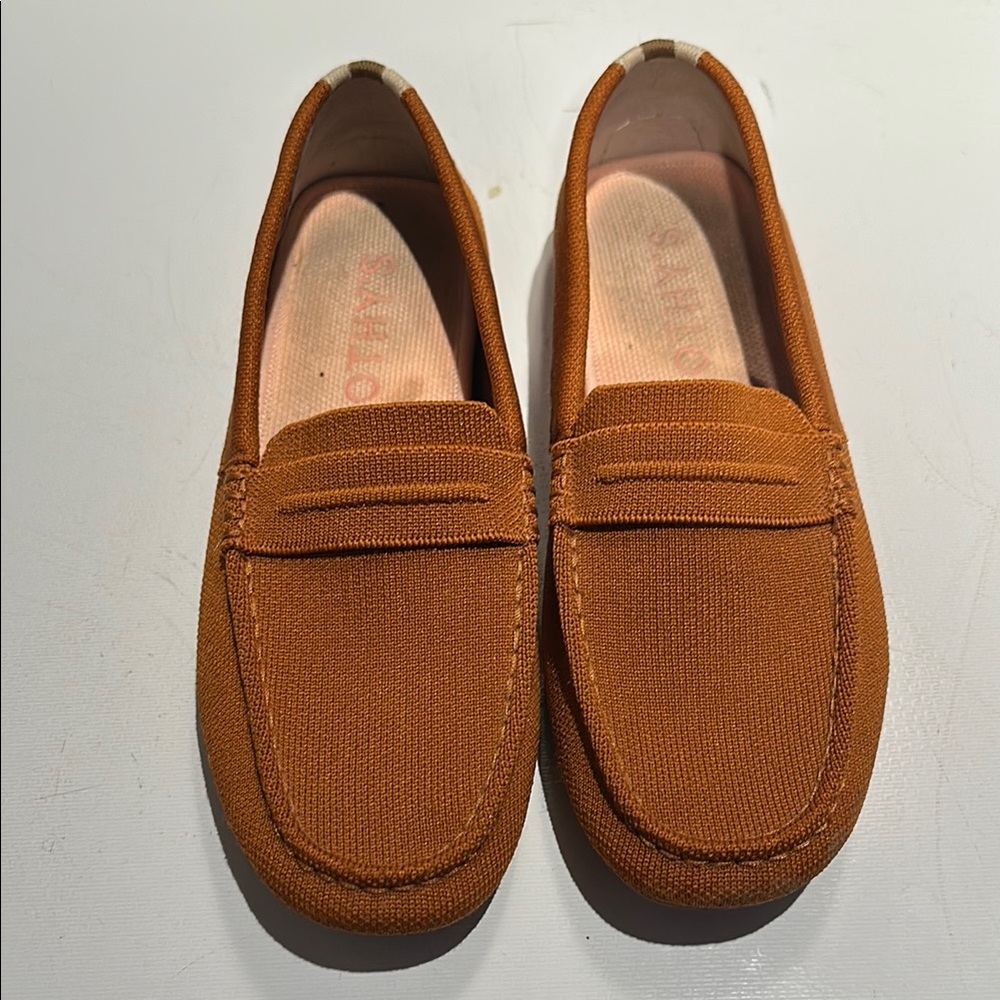 Rothy's Brown Slip-On Loafers with Moccasin Design